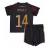 Günstige Deutschland Jamal Musiala #14 Babykleidung Auswärts Fussballtrikot Kinder WM 2022 Kurzarm (+ kurze hosen)